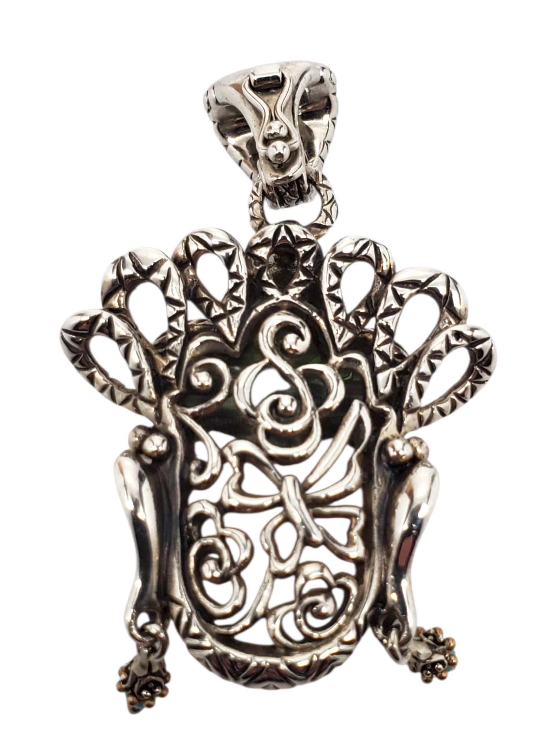 Barbara Bixby 925 18K Goddess Enhancer Anhänger #23784 im Angebot 3