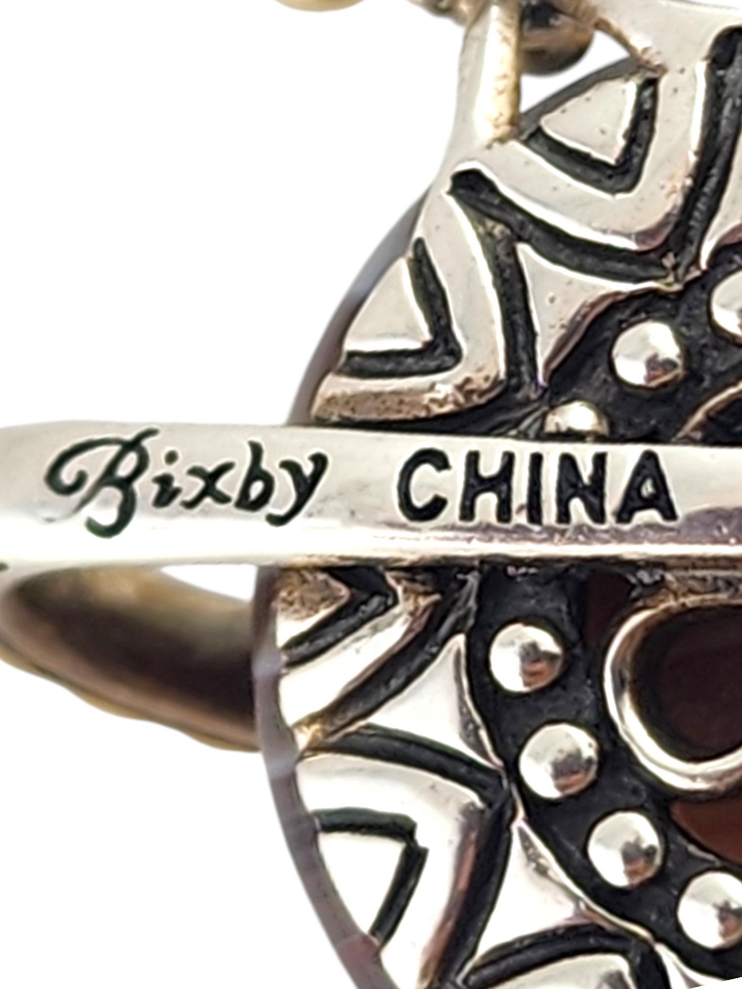 Barbara Bixby Sterling & 18K Yellow Gold Planet Stars Enhancer Pendant #18681 3
