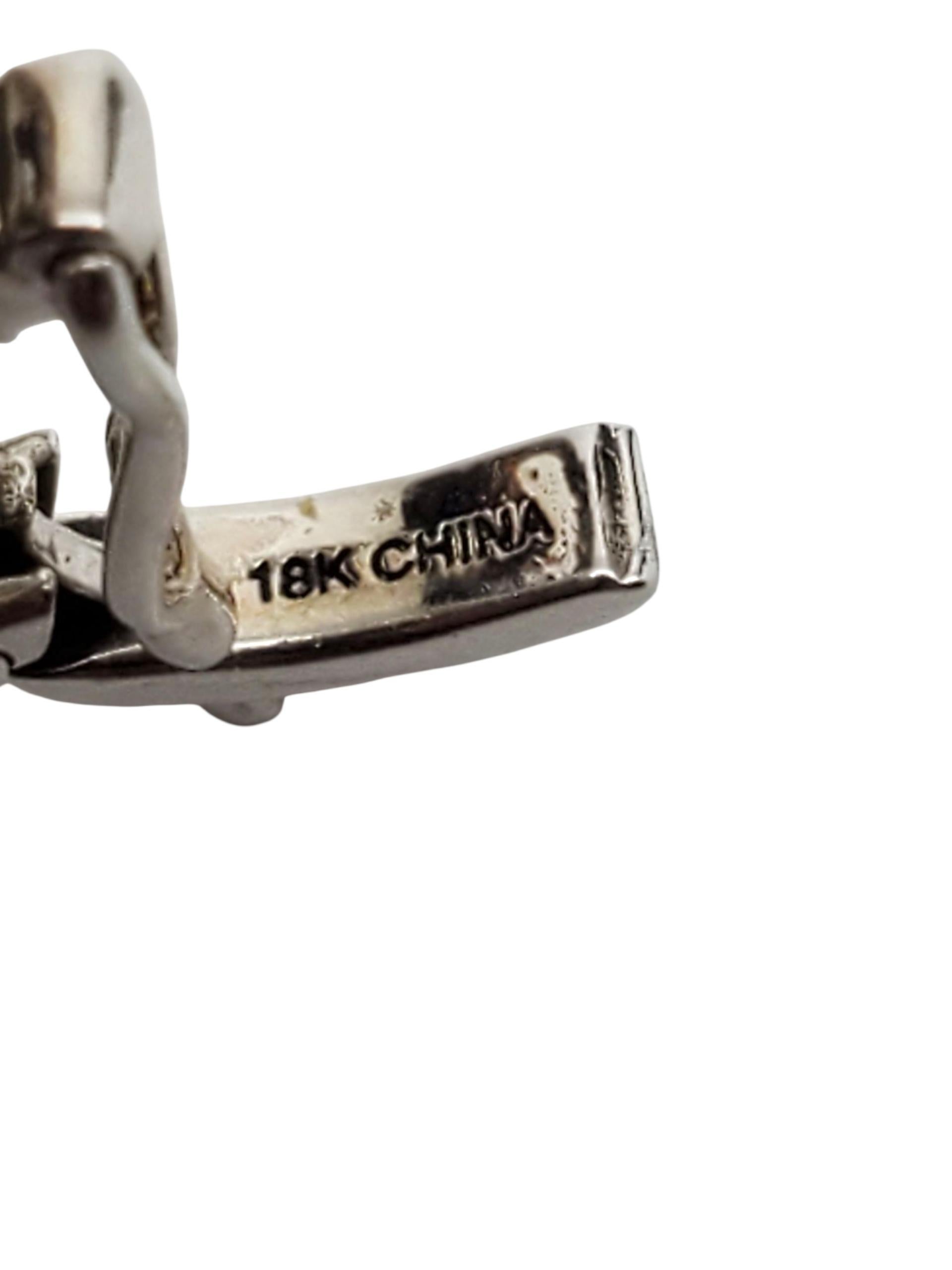 Taglio rotondo Ciondolo con chiave floreale in argento Sterling 18K di Barbara Bixby #23783 in vendita