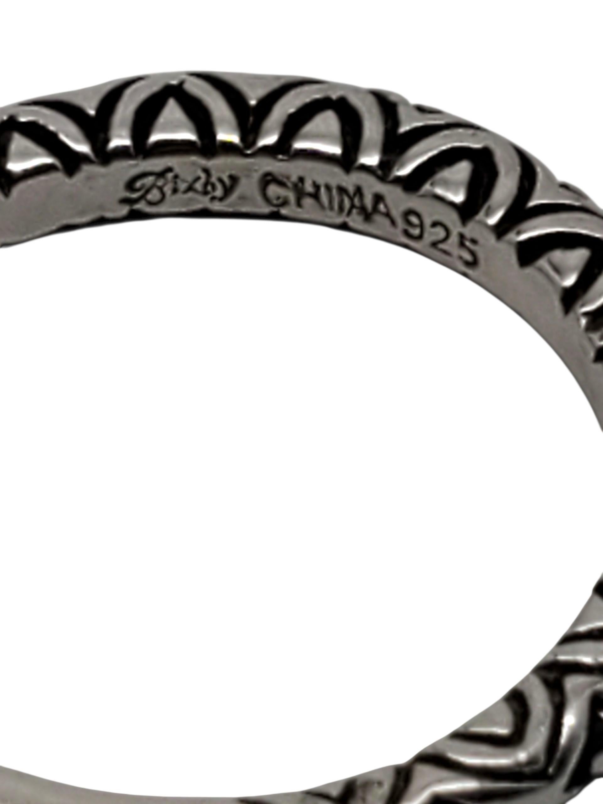 Anello impilabile in argento Barbara Bixby misura 6 #23780 in vendita 3