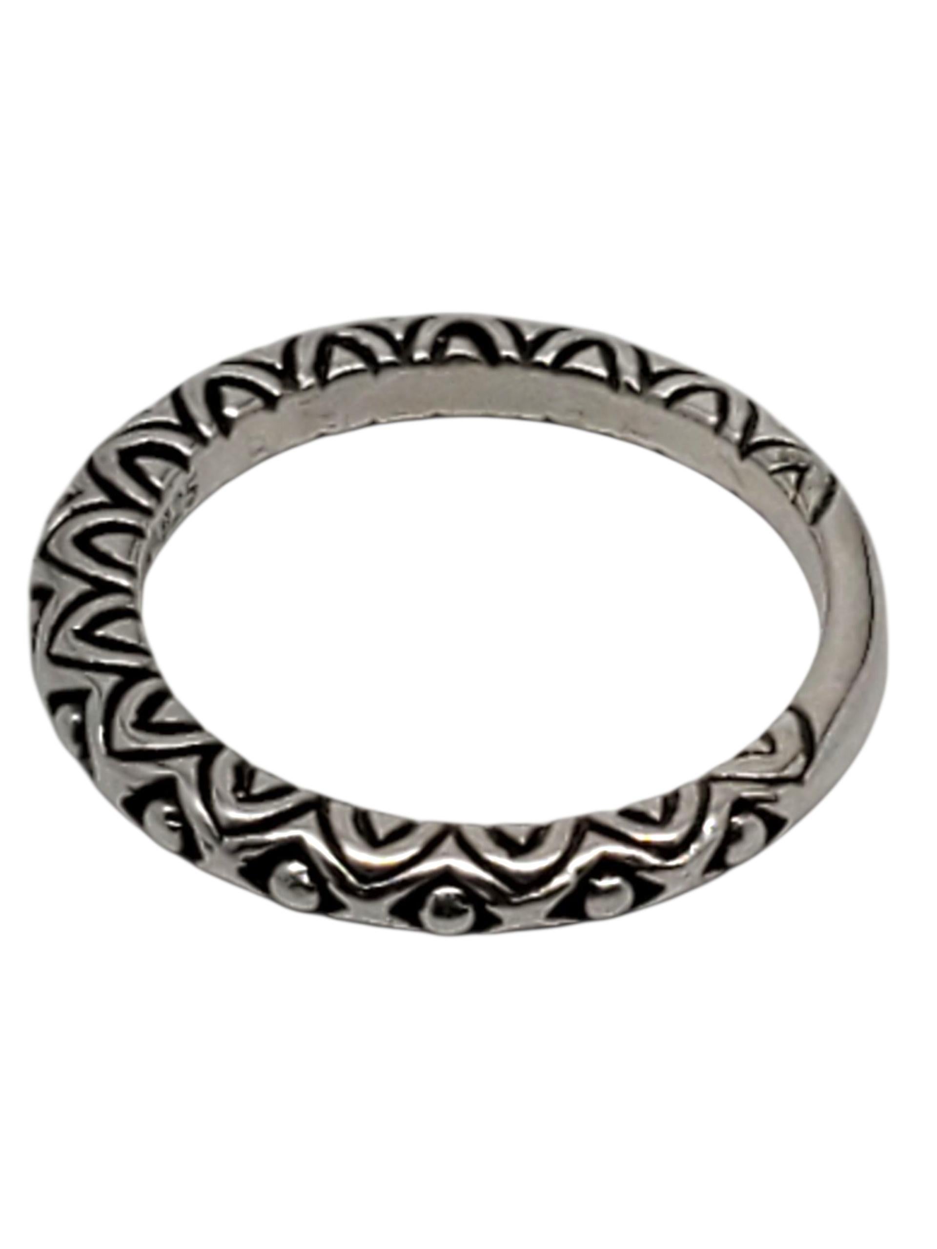 Anello impilabile in argento Barbara Bixby misura 6 #23781 in vendita 2