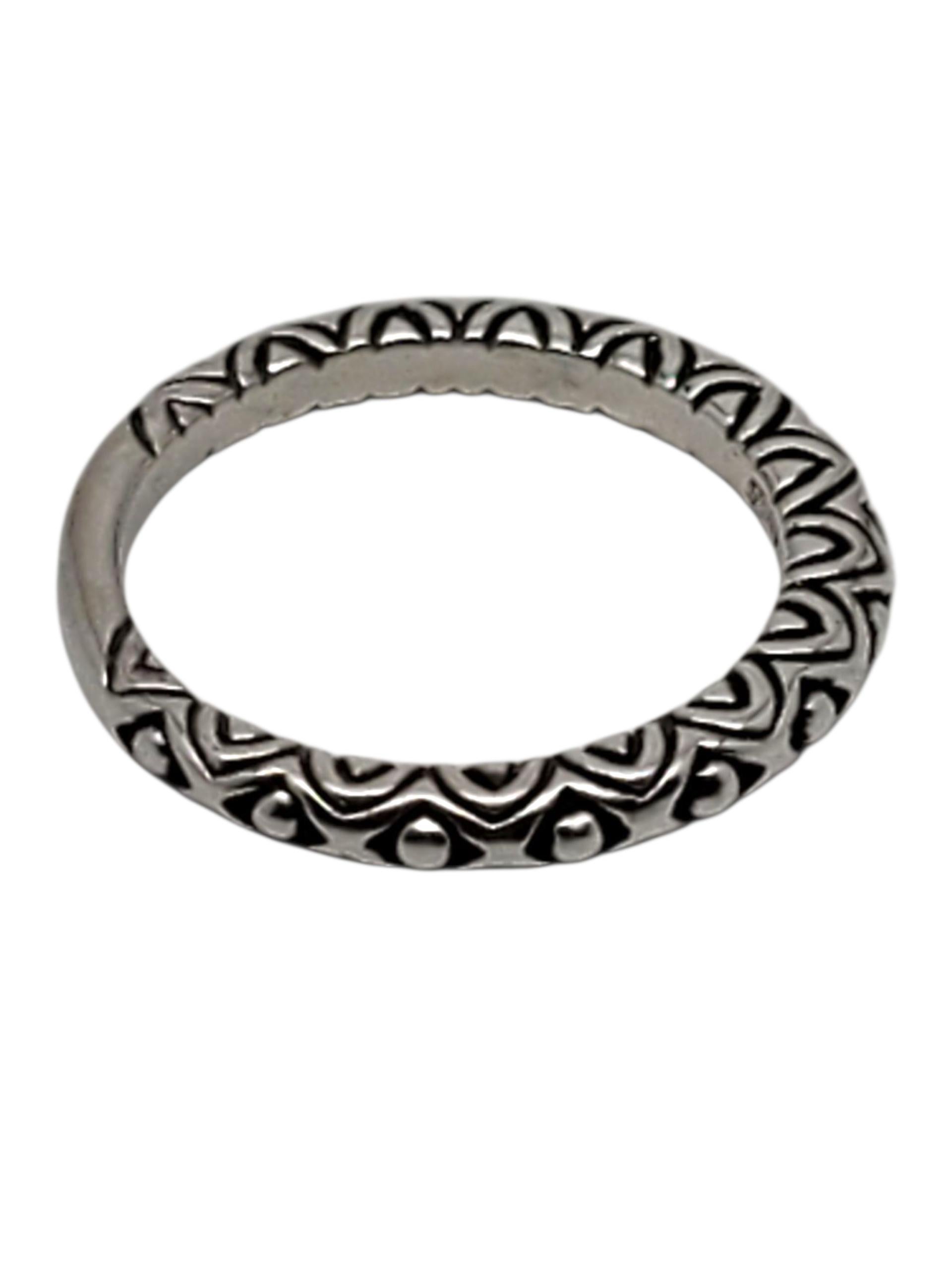 Anello impilabile in argento Barbara Bixby misura 6 #23781 in vendita 4