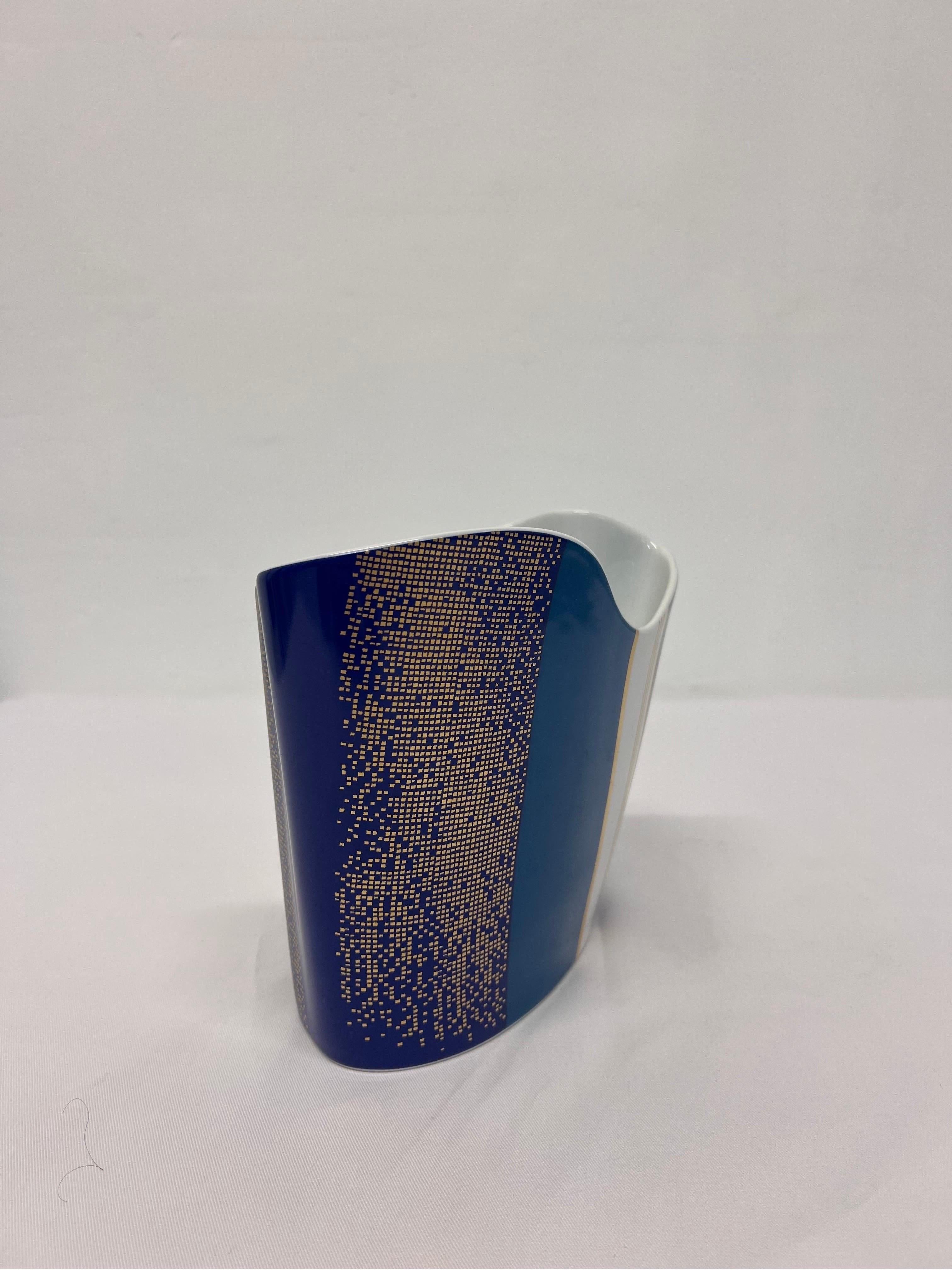 Post-Modern Barbara Brenner Porcelain Vase for Rosenthal For Sale