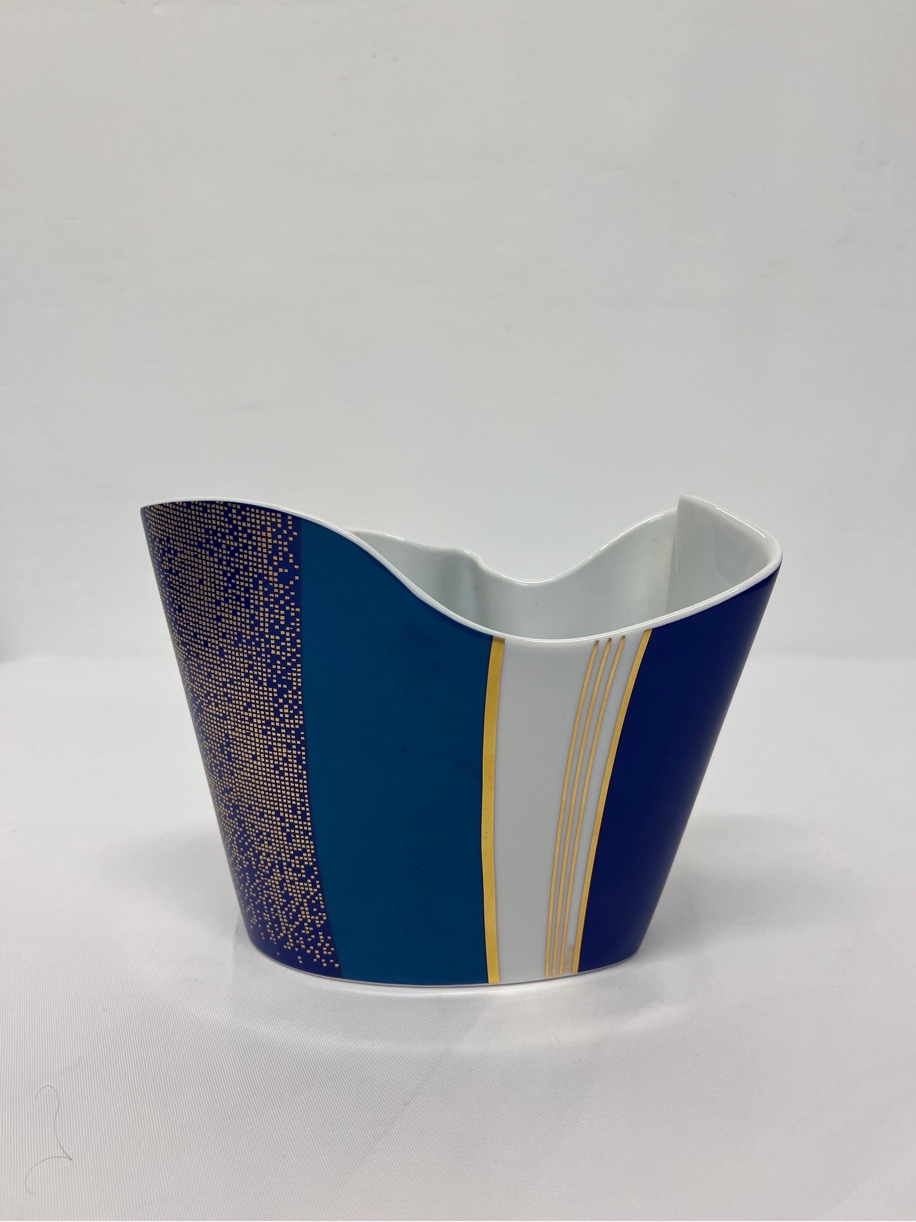 Post-Modern Barbara Brenner Porcelain Vase for Rosenthal For Sale