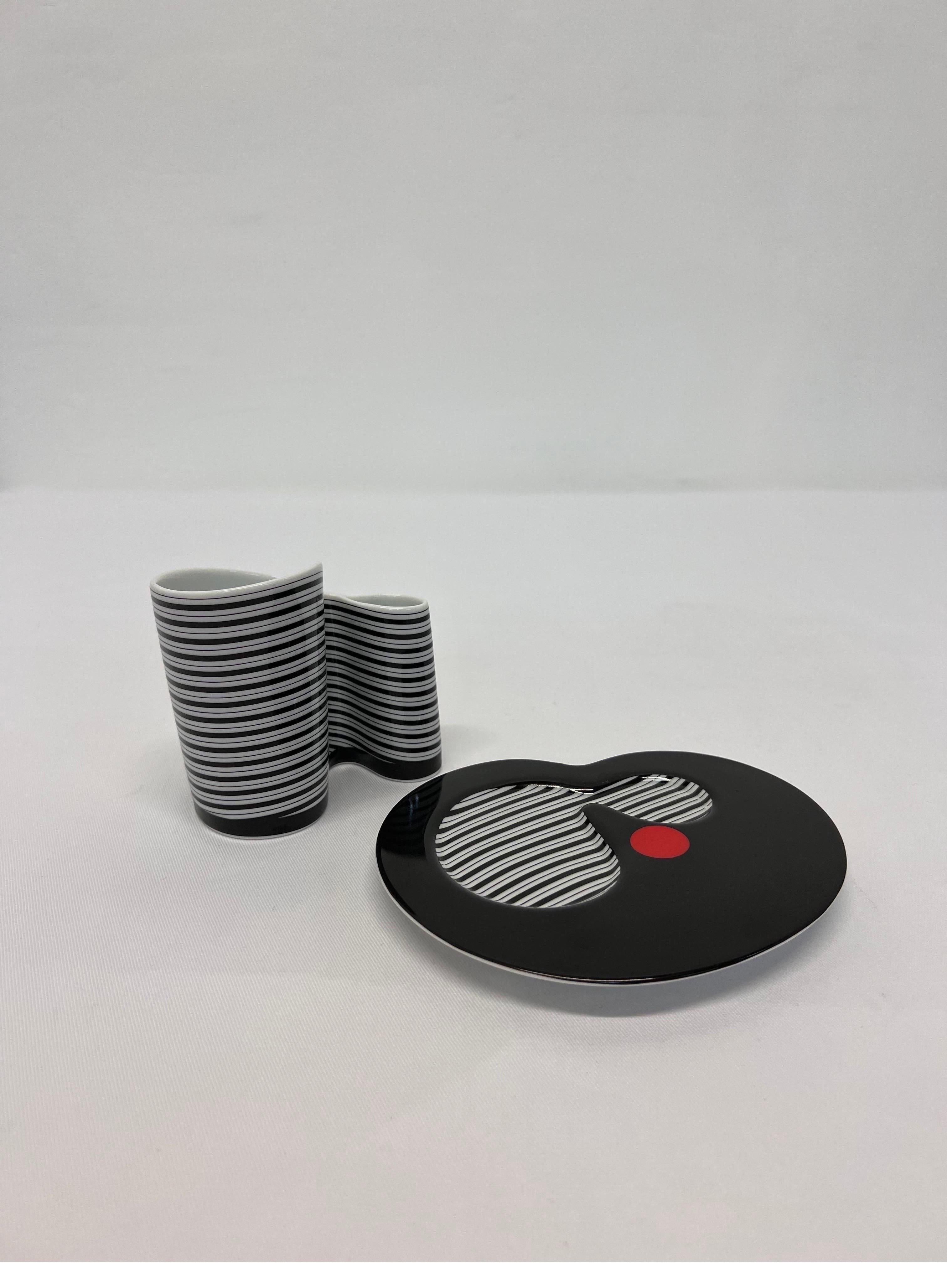 Tasse d'art postmoderne Barbara Brenner n° 3 de Rosenthal en vente 1