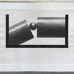 Barbara Brown Graphite and Cut Paper Drawing