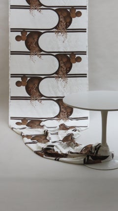 Barbara Brown Ikebana Fabric for Heals by Hull Traders 1970s Fabric New Unused