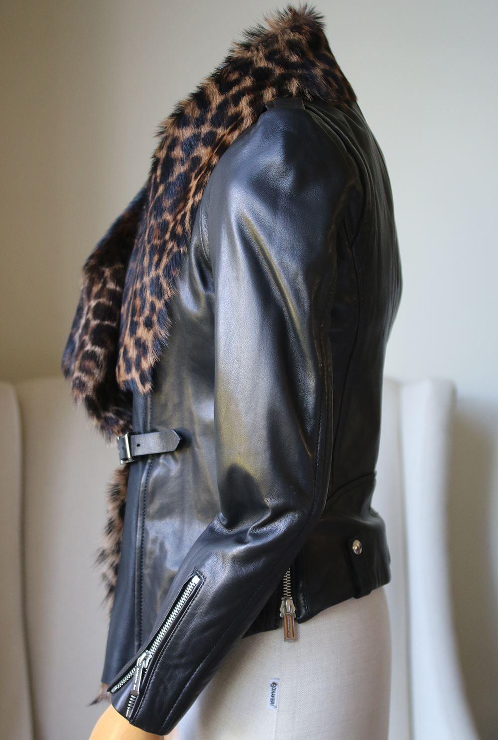 barbara bui leather jacket