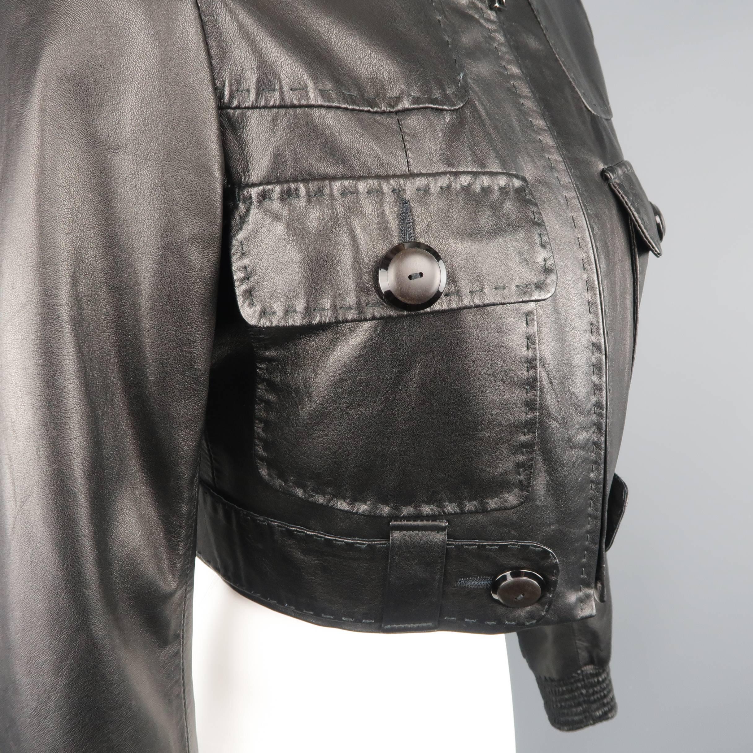 barbara bui leather jacket