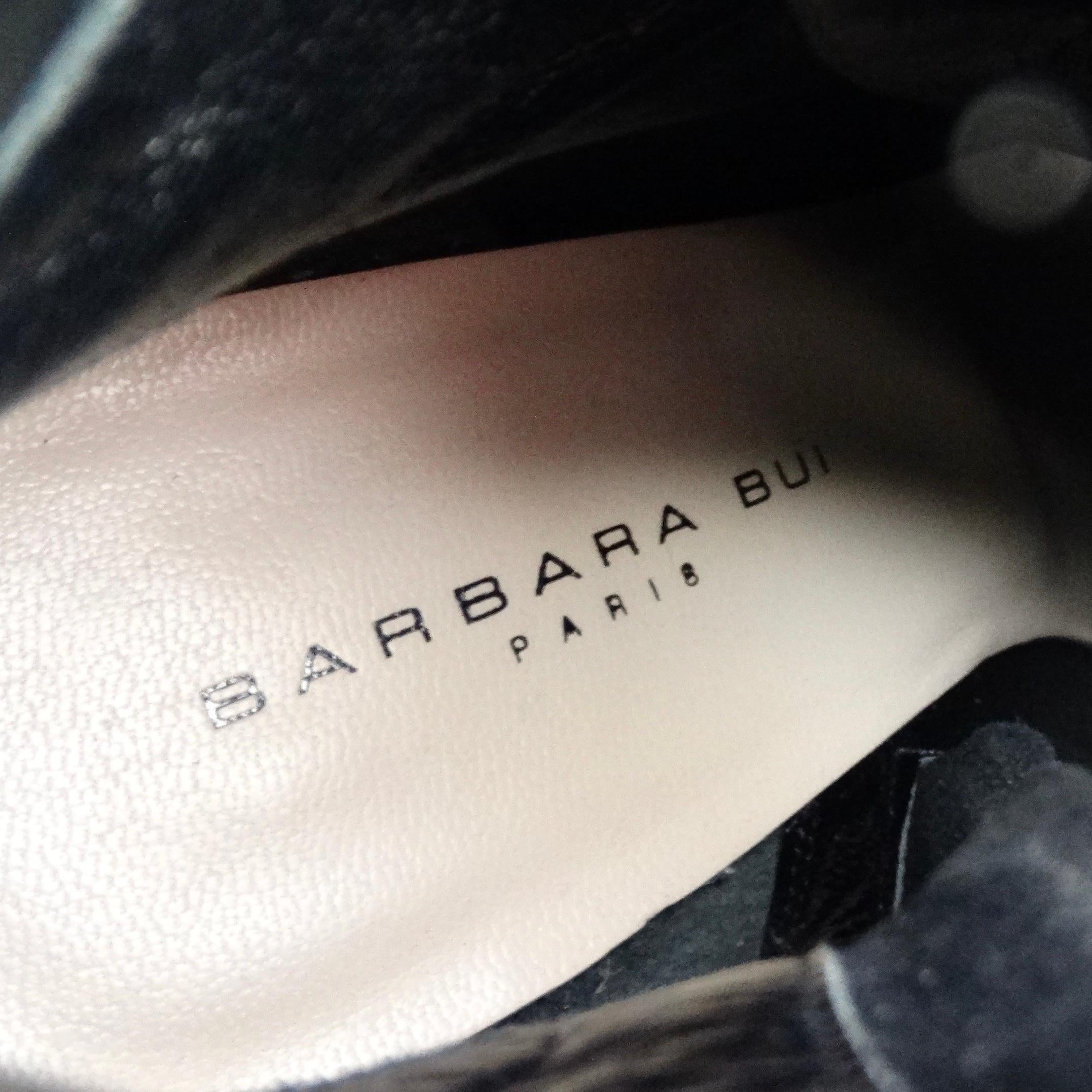 Barbara Bui bottes compensées à lacets en vente 6