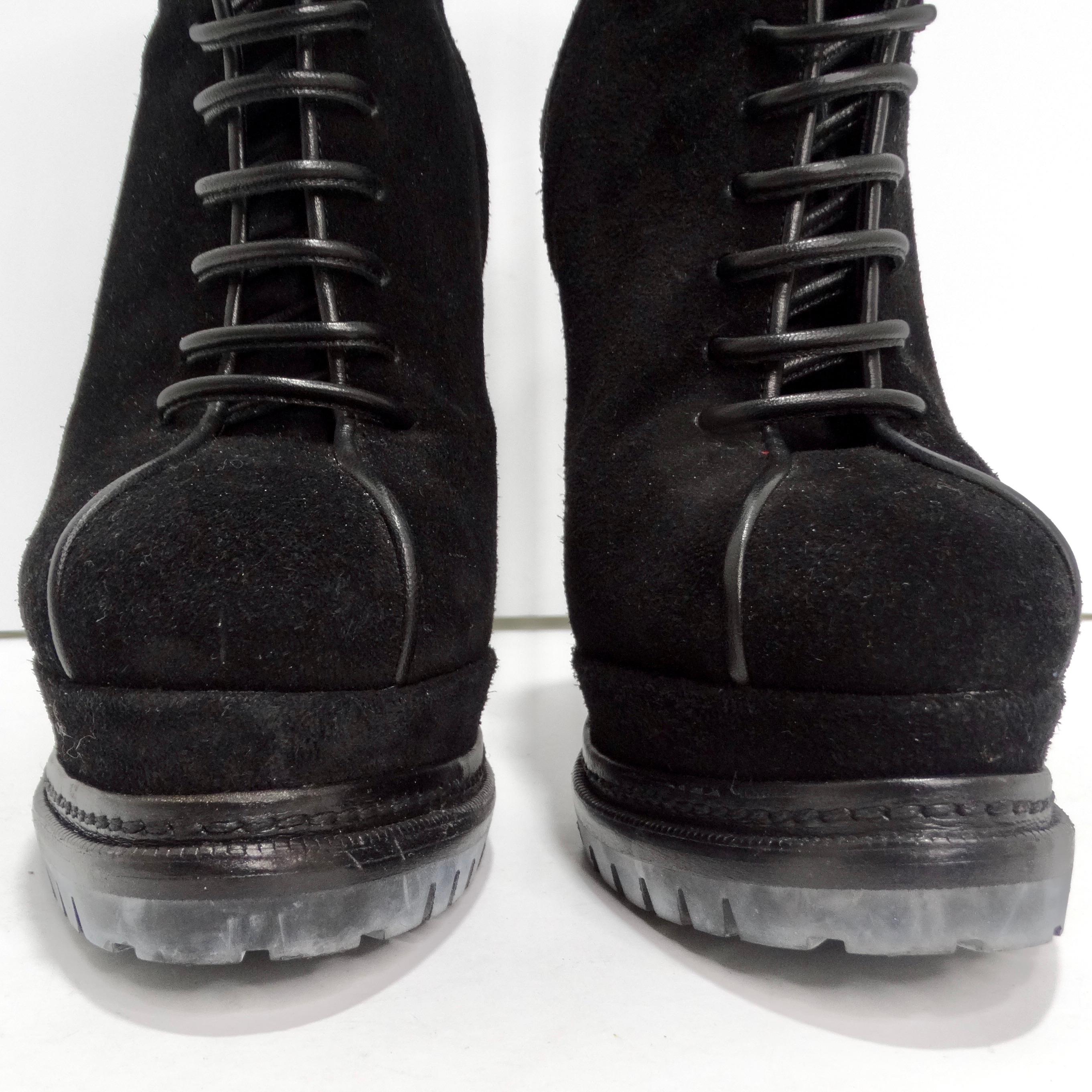 Barbara Bui bottes compensées à lacets Excellent état - En vente à Scottsdale, AZ