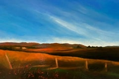 Autumn in Tuscany  Italian artist Florence Realism  Italian Landscape Oil Framed