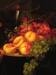 Giardino all'italiana, Natura morta, Artista italiano, Firenze, Realismo, Pittura a olio.