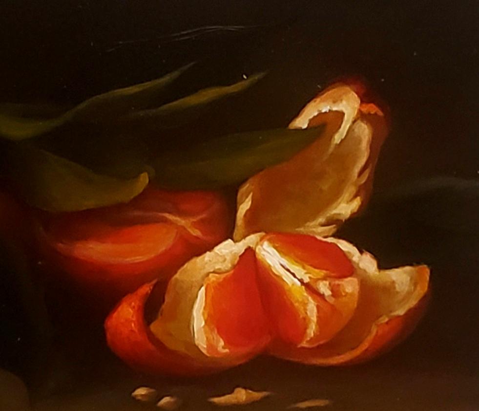 peeled orange painting