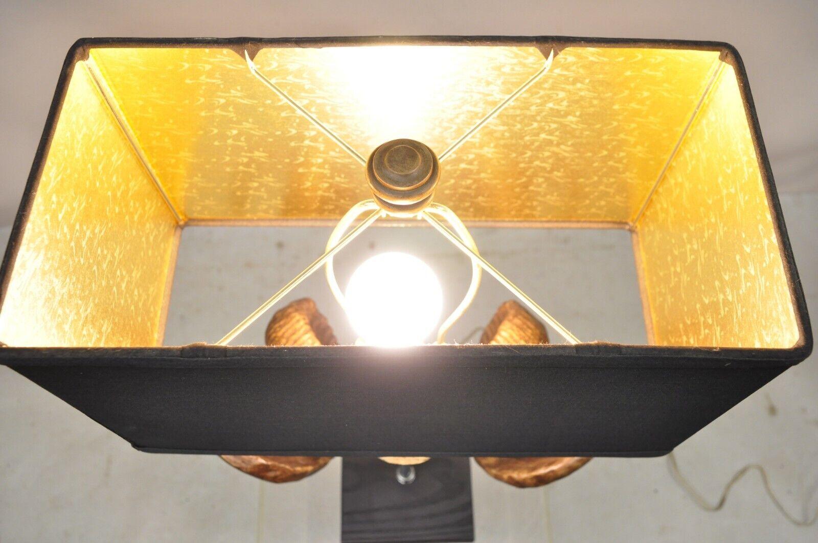 Resin Barbara Cosgrove Ram Horn Modern Decorator Table Lamp