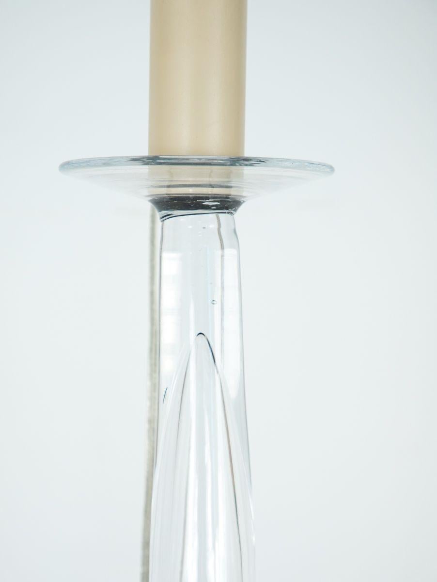 Contemporary Barbara Cosgrove Trumpet Glass Table Lamp