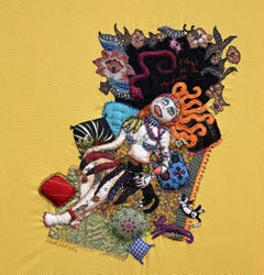 Elogio de la pereza Barbara d'Antuono Arte textil contemporáneo Haití mujer de color