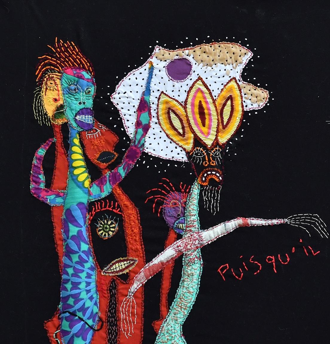 Since we must leave Barbara d'Antuono 21st Century art textile outsider art For Sale 2