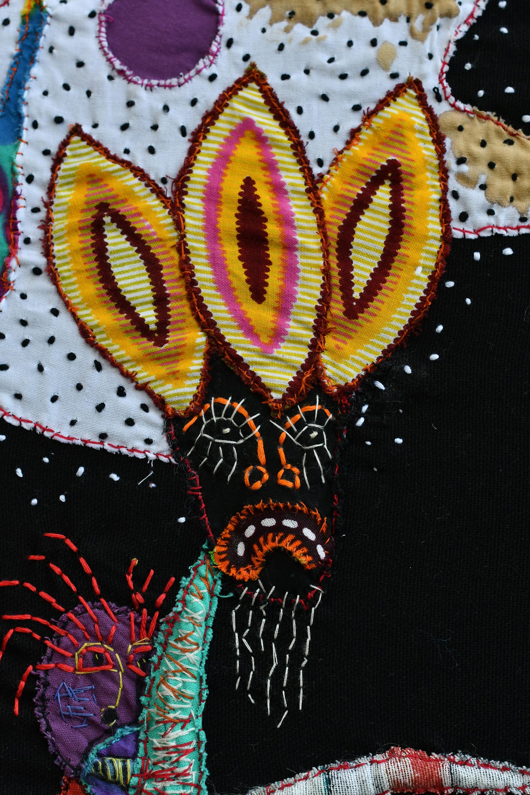 Since we must leave Barbara d'Antuono 21st Century art textile outsider art For Sale 4