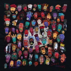 Ugly faces Barbara d'Antuono 21st Century Contemporary outsider art textile art 