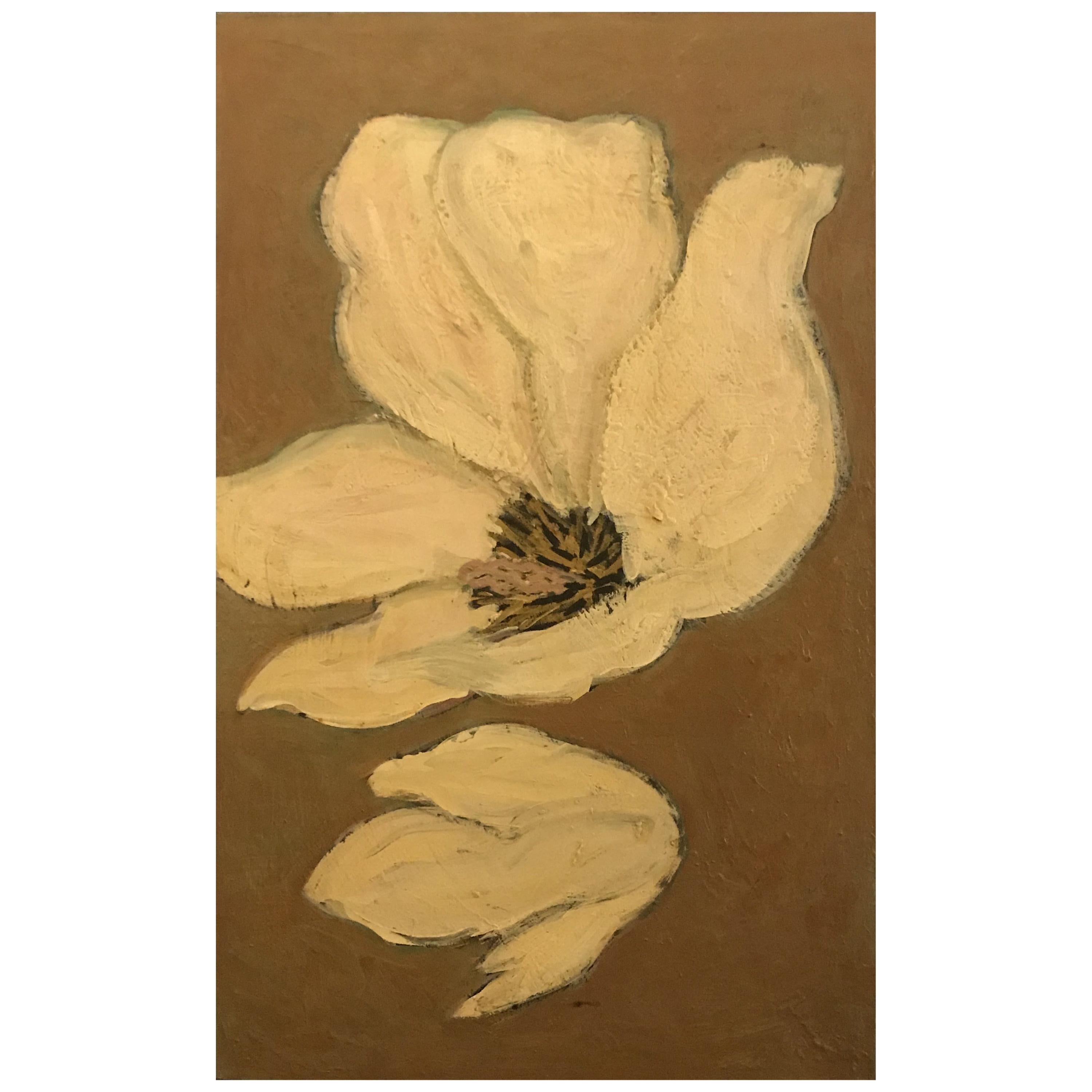 Barbara Dodge Oil Painting of a Flower