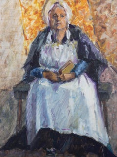 Barbara Doyle (geb.1917) – Zeitgenössisches Ölgemälde, The Matron