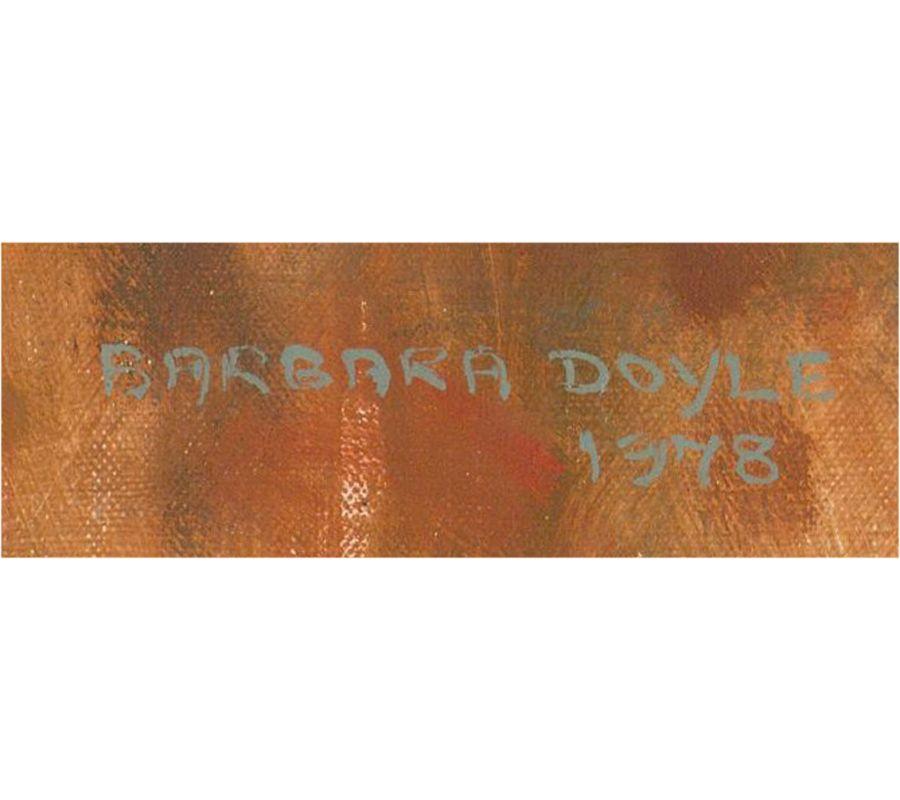 Barbara Doyle (nata nel 1917) - 1978 Olio, Ritratto di ragazza. in vendita 3