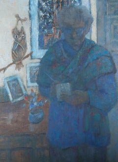 Barbara Doyle (b.1917) - 20th Century Oil, Taking Notes