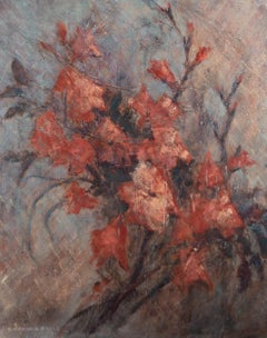 Barbara Doyle (b.1917) - 1971 Oil, Gladioli