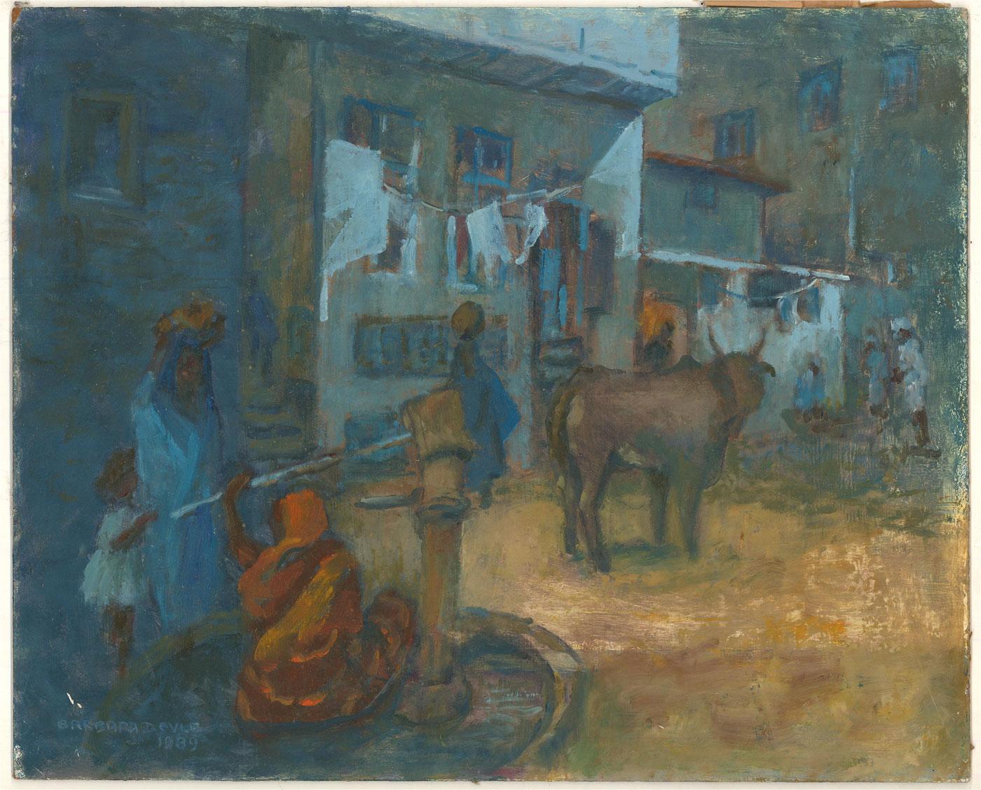 Barbara Doyle (nata nel 1917) - 1989 Olio, Mt. Abu No.3 in vendita 1