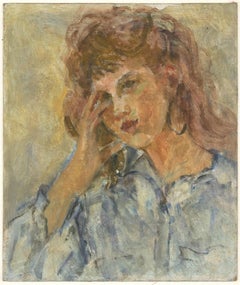 Barbara Doyle (b.1917) - Contemporary Oil, Female Portrait
