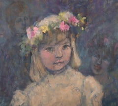 Barbara Doyle (b.1917) - Contemporary Oil, Flower Girl