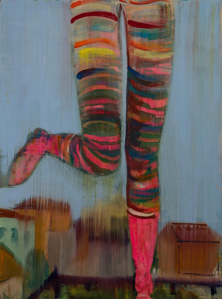 Barbara Friedman Figurative Painting - Gulliver's Legs