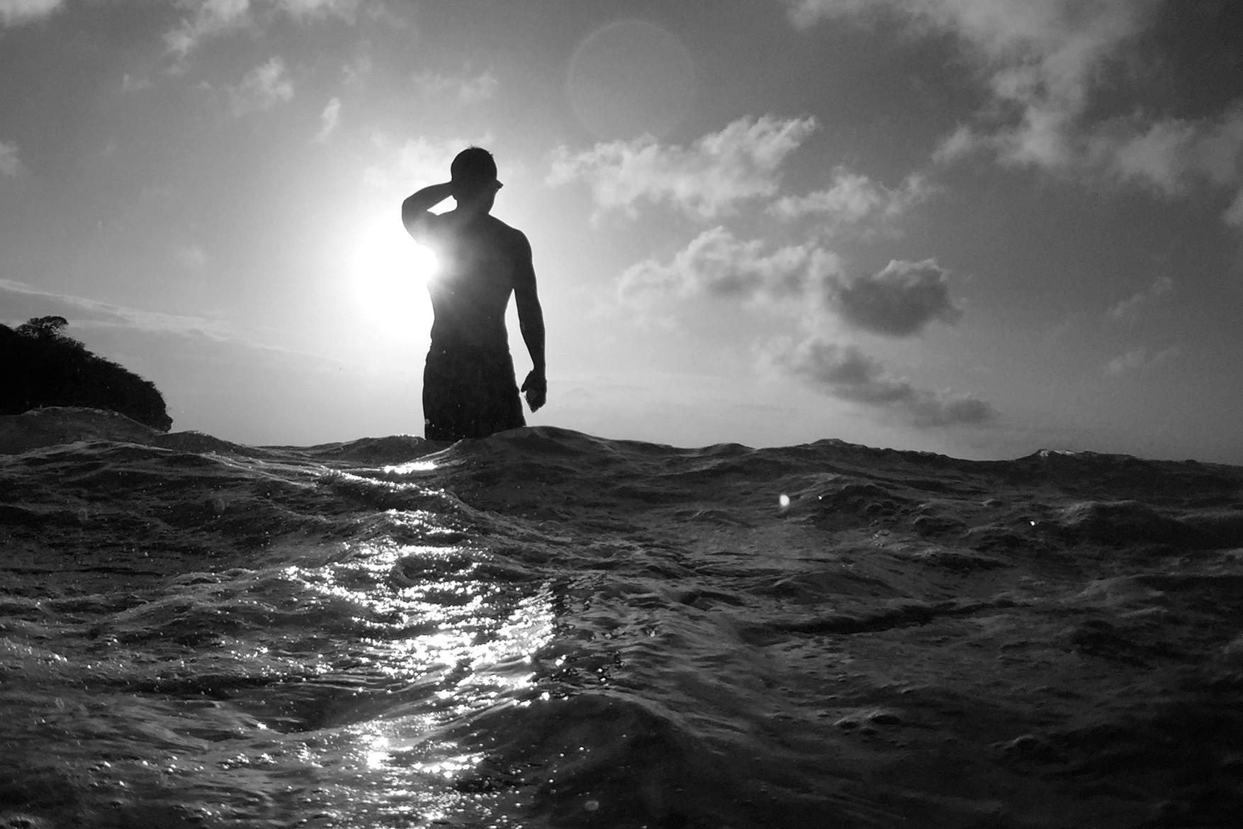 Horizon, Curacao, 2015    printed on Aluminum