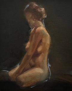 "Figure Study" (2023) Original Painting by Barbara Hack, Female Nude