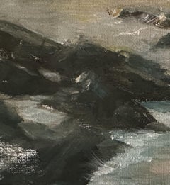 "Golden Coast" (2023) Original Painting by Barbara Hack, Seascape