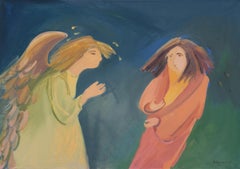 'Annunciation', Woman Artist, SF Bay Area UCB, UCSF, St. Petersburg, Russia