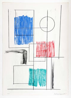 Argos, from: Twelve Lithographs - British Sculpture Abstract
