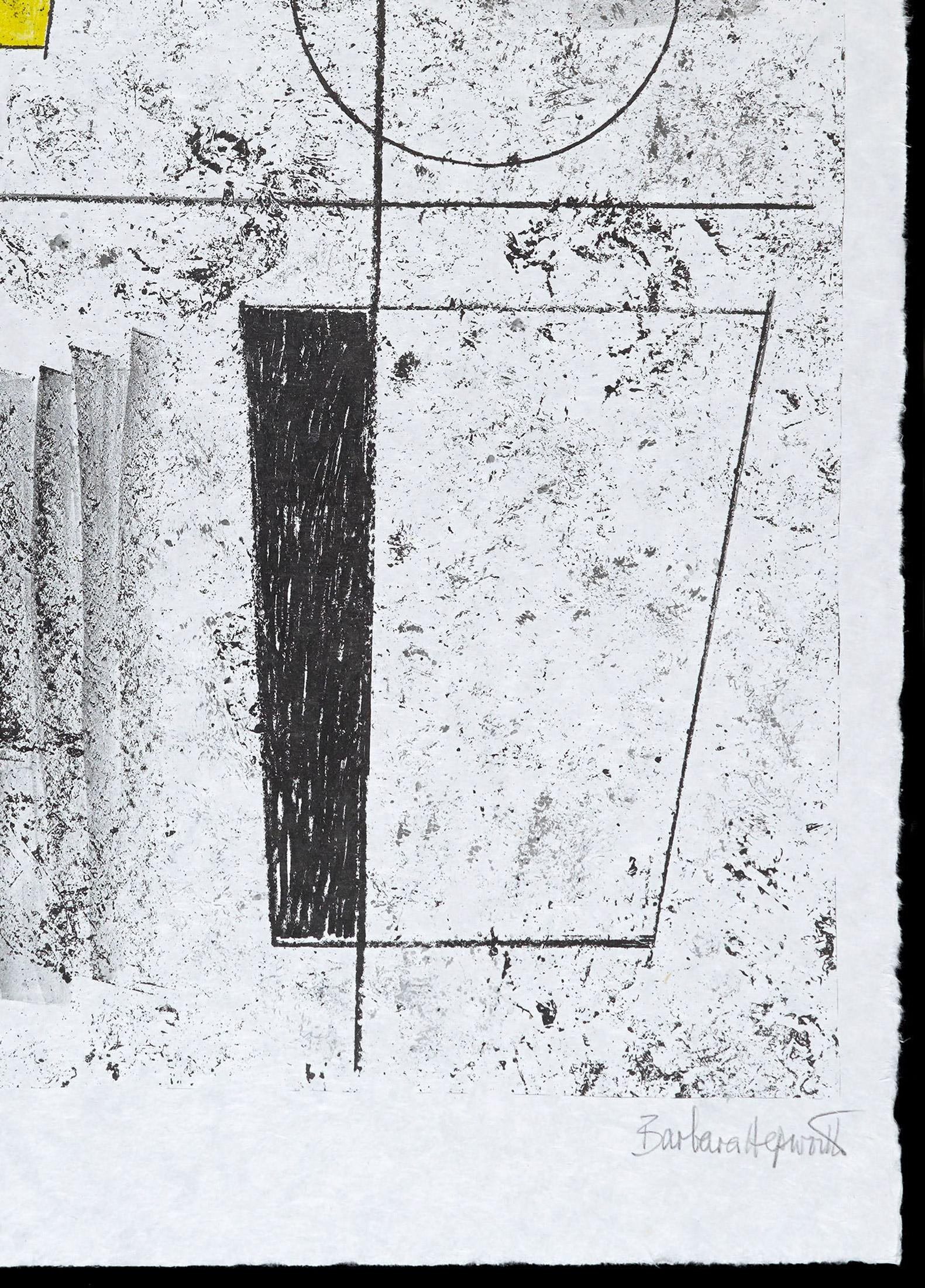 Barbara Hepworth, Tre forme che si assemblano - Stampa firmata, 1968, Arte Astratta in vendita 4