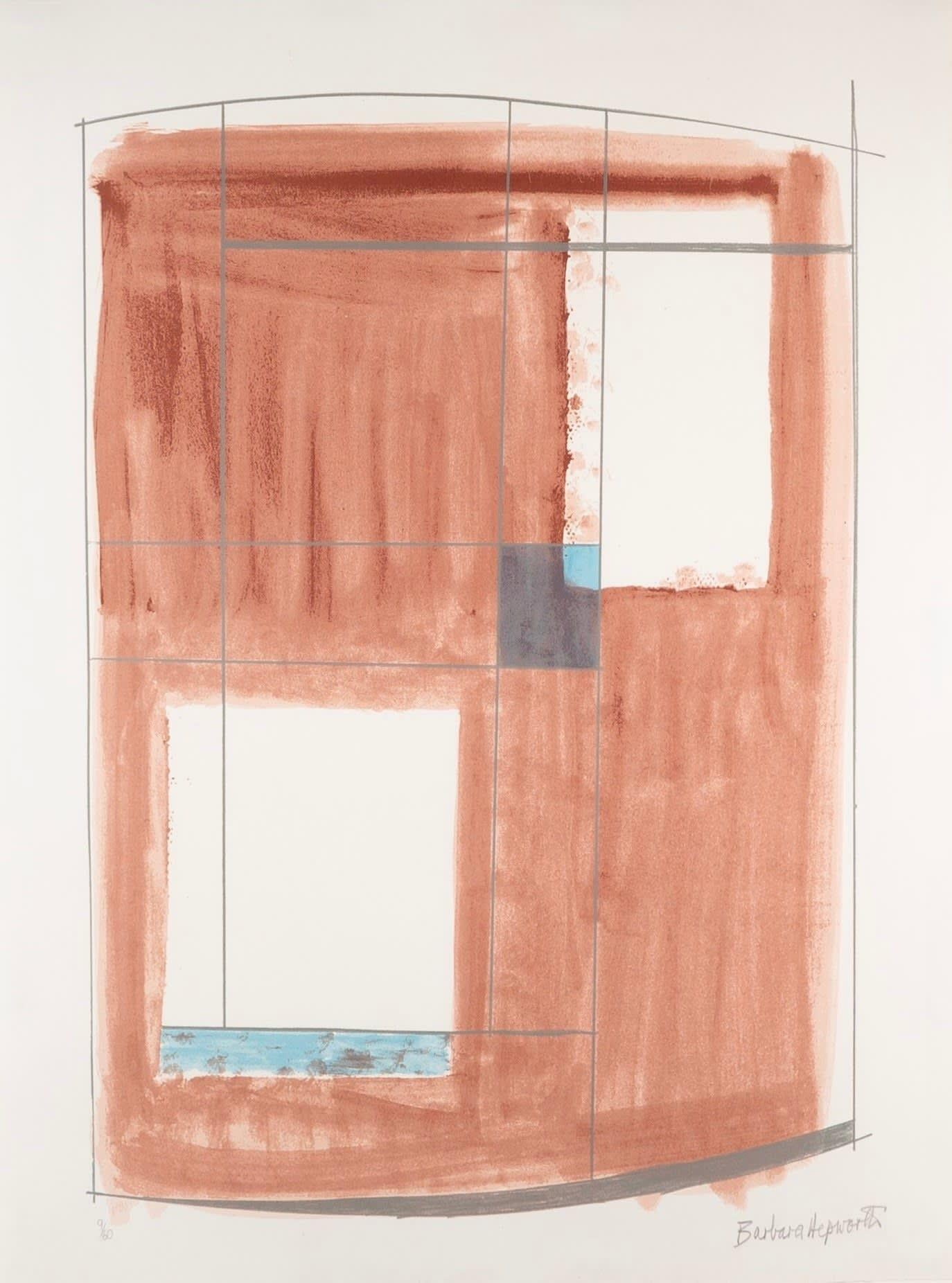 Rangatira II, from Opposing Forms by Barbara Hepworth, 1970

Additional information:
Medium: screenprint
77 x 57 cm
30 1/4 x 22 1/2 in
signed and numbered in pencil

Barbara Hepworth was one of the greatest artists of the twentieth century.

 Born