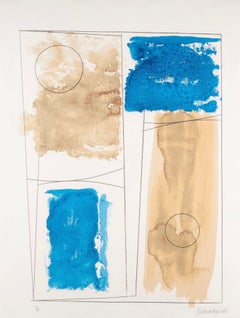 Two Ancestral Figures, from Opposing Forms by Barbara Hepworth, 1969