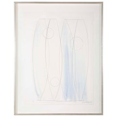 Barbara Hepworth, Screen Print on Paper, Titled "December Forms"