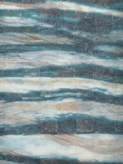 Barbara Hocker, Water Verse V, 2019, encaustic, photography, Naturalism