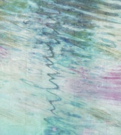 Barbara Hocker, Water Verse X, 2019, encaustic, photography, Naturalism