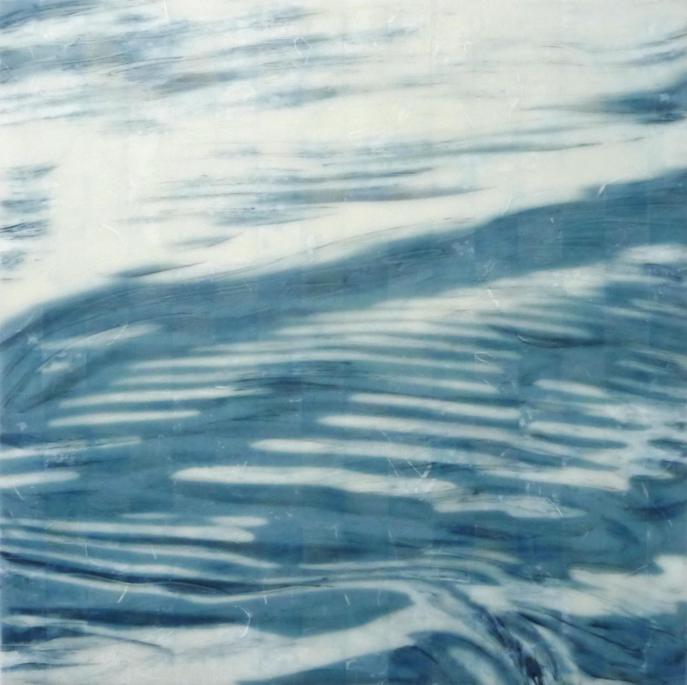 Barbara Hocker, Water Verse XVI, 2022, encaustic, photography, Naturalism