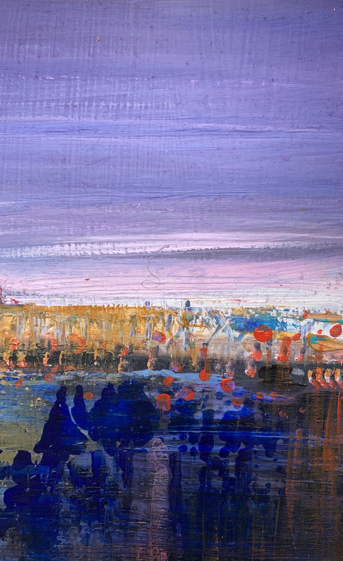 Un paysage 3. Peinture acrylique contemporaine, paysage, art polonais - Autres styles artistiques Painting par Barbara Hubert