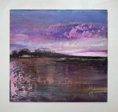 Un paesaggio 4. Pittura acrilica contemporanea, Figurativa, Arte polacca