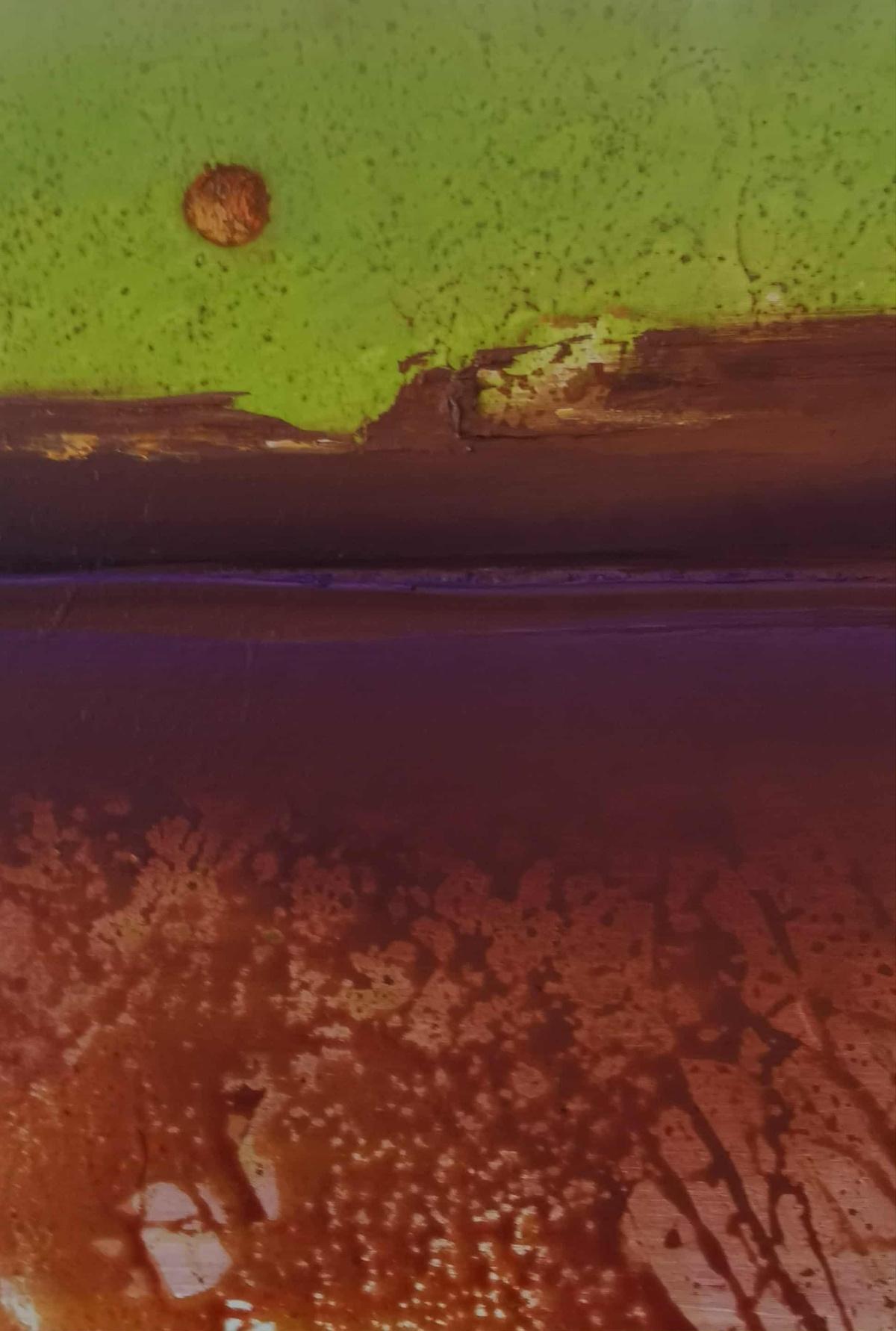 Ende des Sommers 3. Zeitgenössische Öl-Landschaftsmalerei, polnischer Künstler