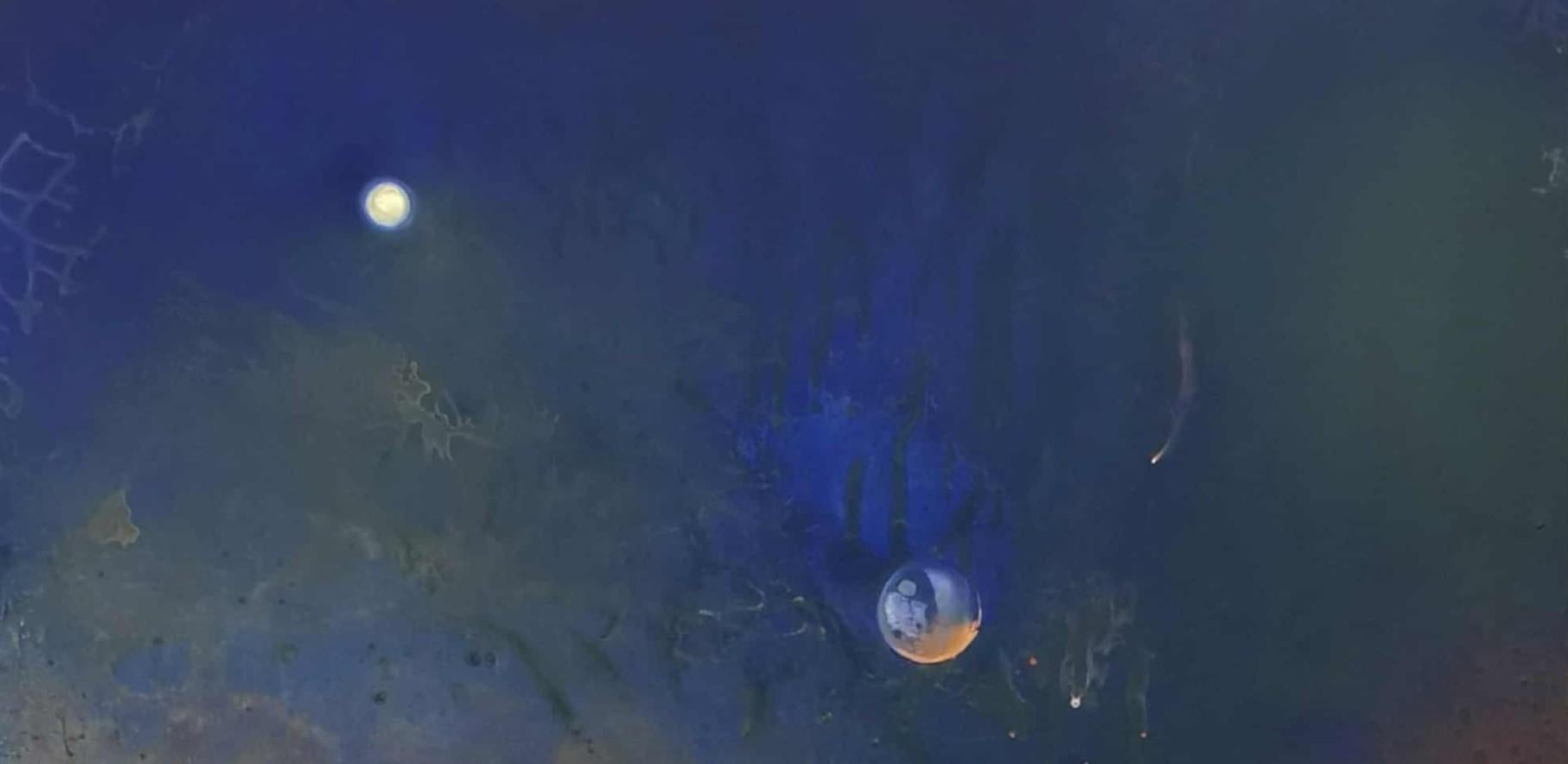 Zeitgenössisches figuratives Ölgemälde auf Leinwand der polnischen Künstlerin Barbara Hubert. Die Kunstwerke stellen Landschaften oder sogar Wasserlandschaften in abstrakter Weise dar. Es hat subtile Farben mit leuchtenden Farben. Die Atmosphäre