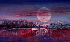 Landscape. Contemporary Oil Landscape Painting, Polish artist